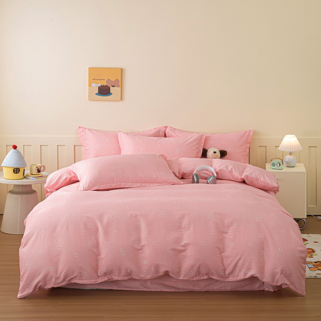 91家纺网 家纺一手货源 找家纺 （总）梦纤绒 2026新款全棉纯棉印花四件套