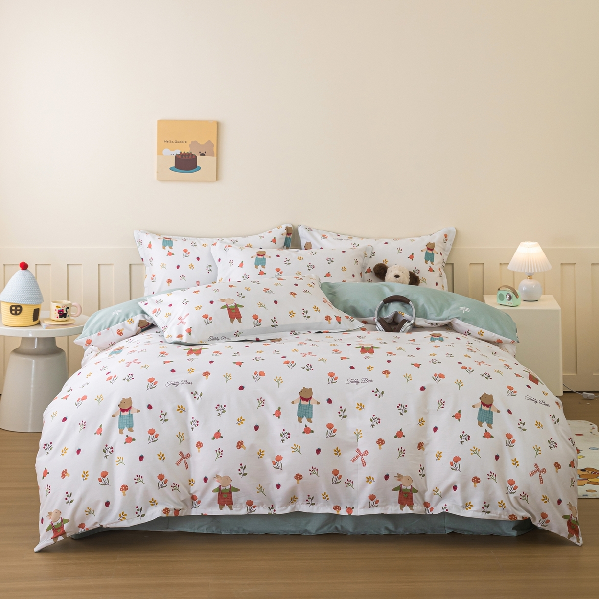 91家纺网 家纺一手货源 找家纺 （总）梦纤绒 2026新款全棉纯棉印花四件套