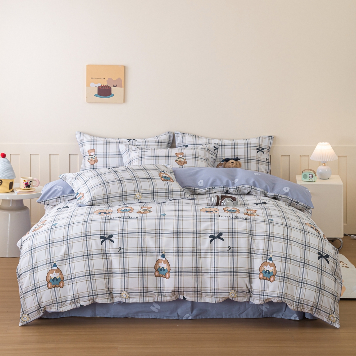 91家纺网 家纺一手货源 找家纺 （总）梦纤绒 2026新款全棉纯棉印花四件套