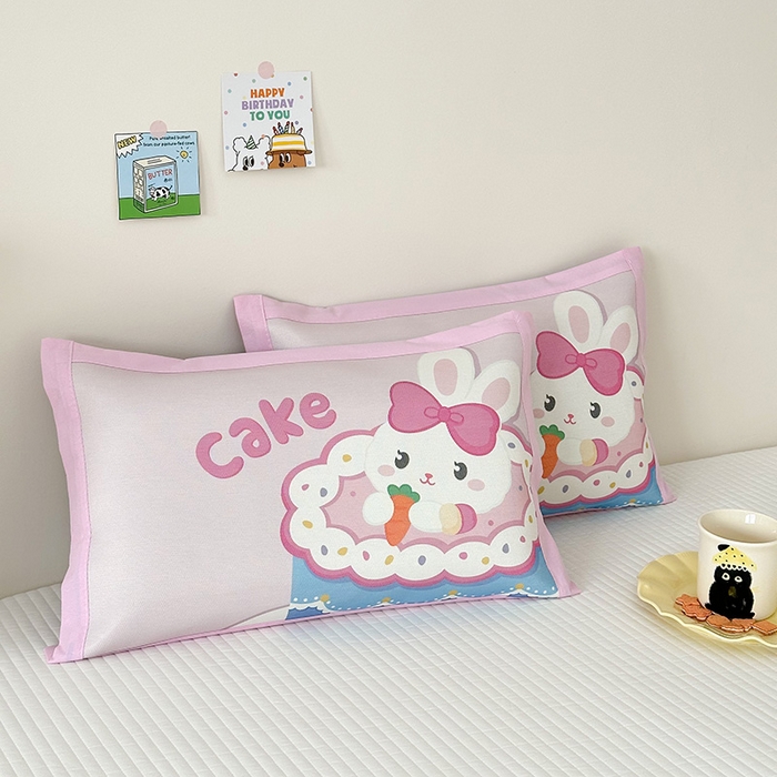 91家纺网 家纺一手货源 找家纺 （总）嗨生活 2026新款大版加密冰丝枕套儿童枕套幼儿园枕套单品枕套枕套单件