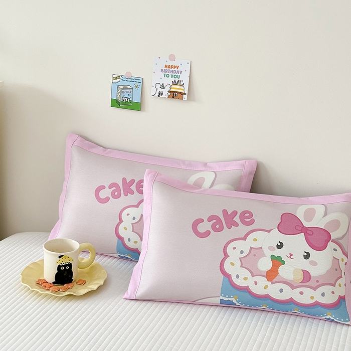 91家纺网 家纺一手货源 找家纺 （总）嗨生活 2026新款大版加密冰丝枕套儿童枕套幼儿园枕套单品枕套枕套单件