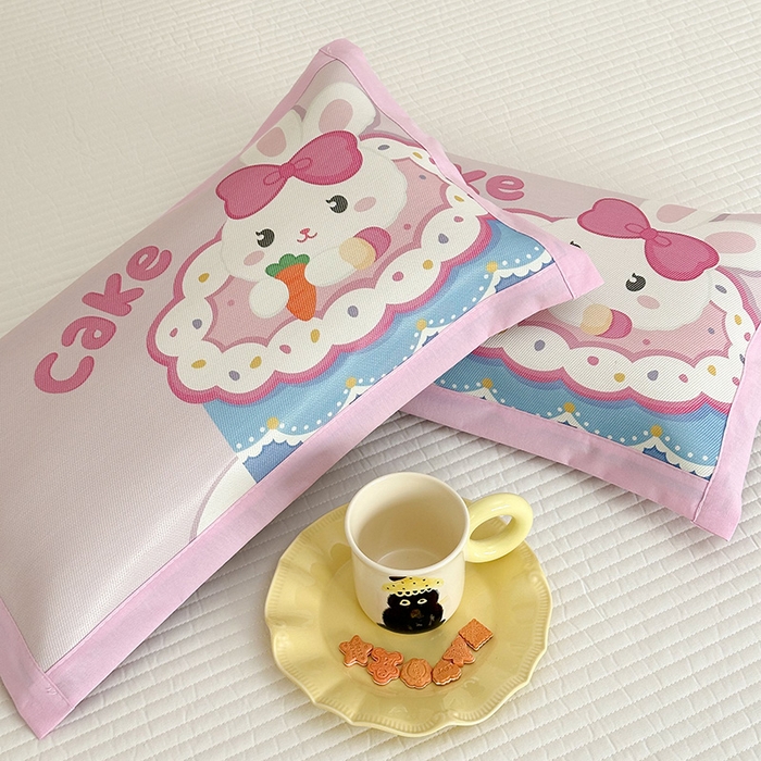 91家纺网 家纺一手货源 找家纺 （总）嗨生活 2026新款大版加密冰丝枕套儿童枕套幼儿园枕套单品枕套枕套单件