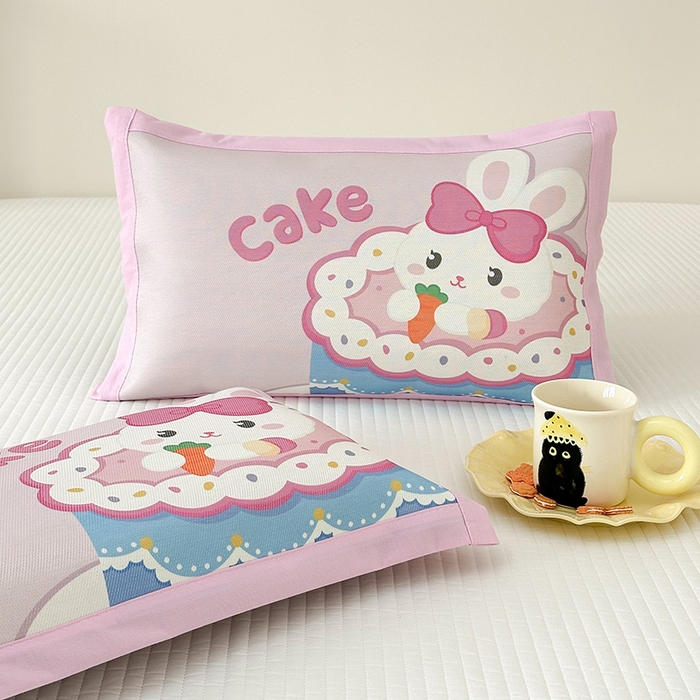 91家纺网 家纺一手货源 找家纺 （总）嗨生活 2026新款大版加密冰丝枕套儿童枕套幼儿园枕套单品枕套枕套单件