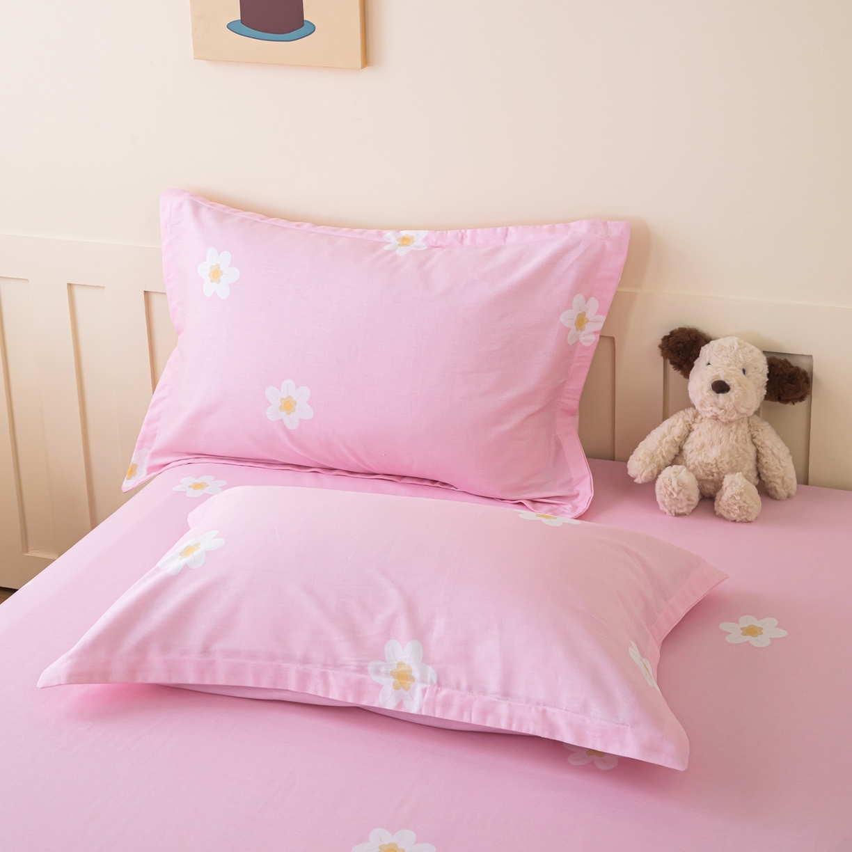 91家纺网 家纺一手货源 找家纺 梦纤绒 2026新款全棉纯棉印花四件套 花束