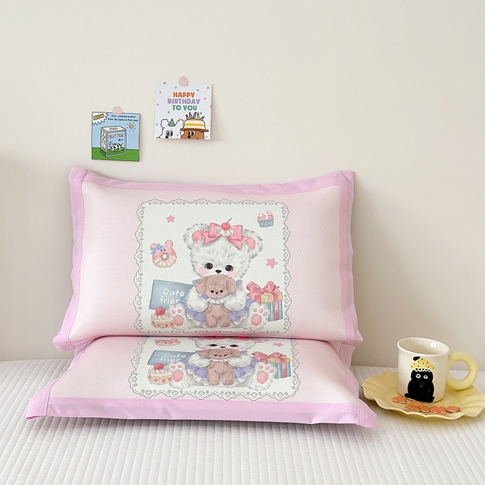 91家纺网 家纺一手货源 找家纺 （总）嗨生活 2026新款大版加密冰丝枕套儿童枕套幼儿园枕套单品枕套枕套单件