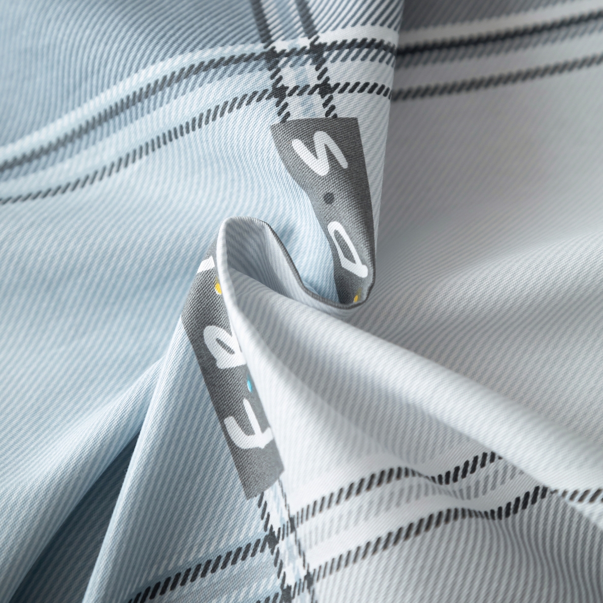 91家纺网 家纺一手货源 找家纺 梦纤绒 2026新款全棉纯棉印花四件套 方格律