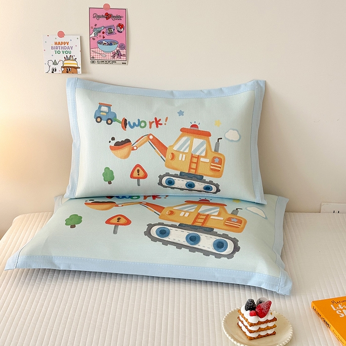 91家纺网 家纺一手货源 找家纺 （总）嗨生活 2026新款大版加密冰丝枕套儿童枕套幼儿园枕套单品枕套枕套单件