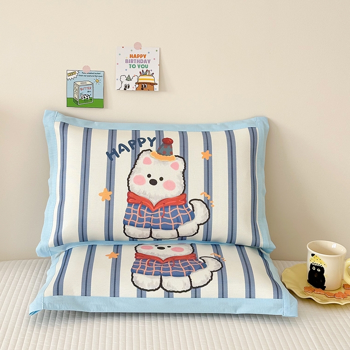 91家纺网 家纺一手货源 找家纺 （总）嗨生活 2026新款大版加密冰丝枕套儿童枕套幼儿园枕套单品枕套枕套单件