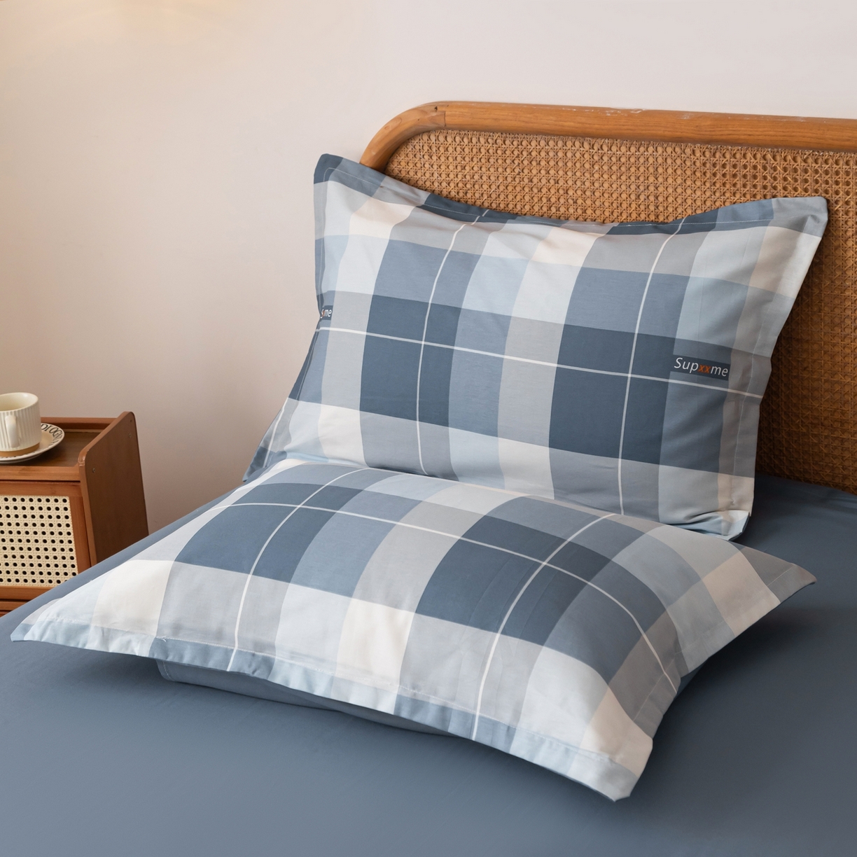 91家纺网 家纺一手货源 找家纺 梦纤绒 2026新款全棉纯棉印花四件套 格语