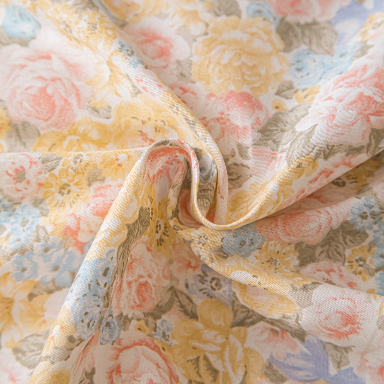 91家纺网 家纺一手货源 找家纺 梦纤绒 2026新款全棉纯棉印花四件套 花样年华