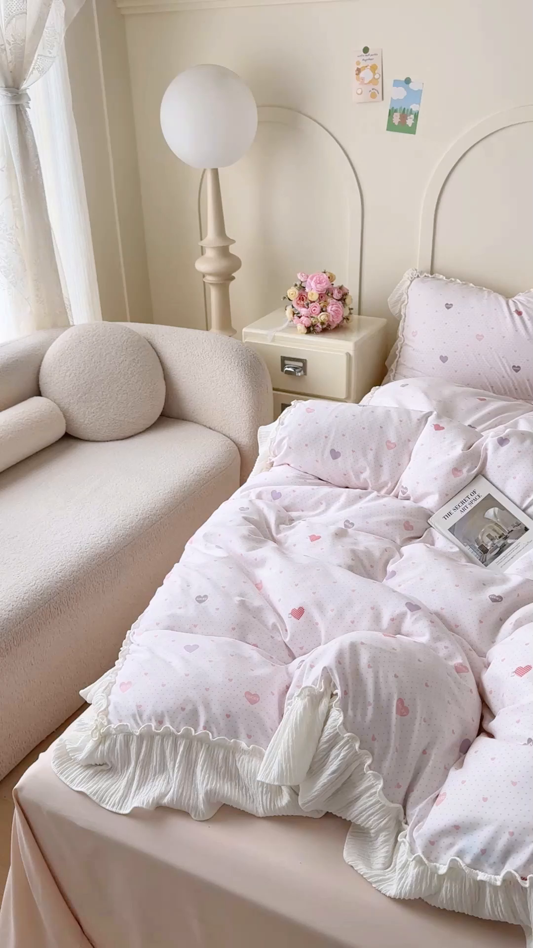 91家纺网 家纺一手货源 找家纺 橘子家 2026新款柔肤棉床单四件套 小甜心