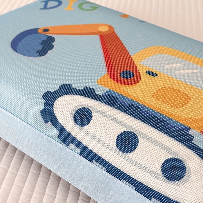 91家纺网 家纺一手货源 找家纺 嗨生活 2026新款大版加密冰丝枕套儿童枕套幼儿园枕套单品枕套枕套单件 可爱挖掘