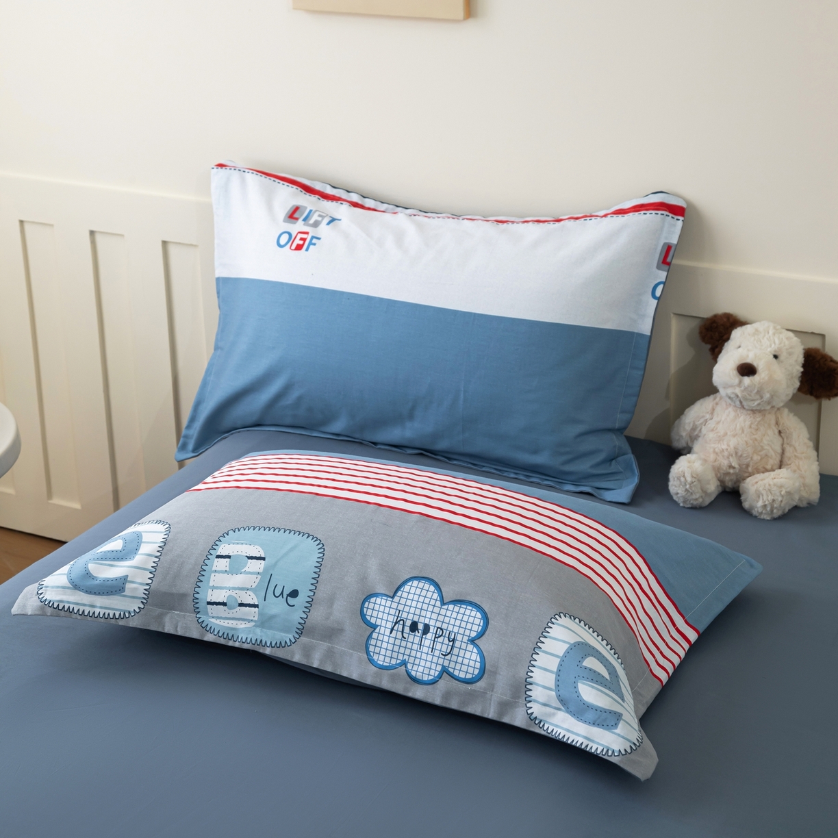 91家纺网 家纺一手货源 找家纺 梦纤绒 2026新款全棉纯棉印花四件套 条纹鼠