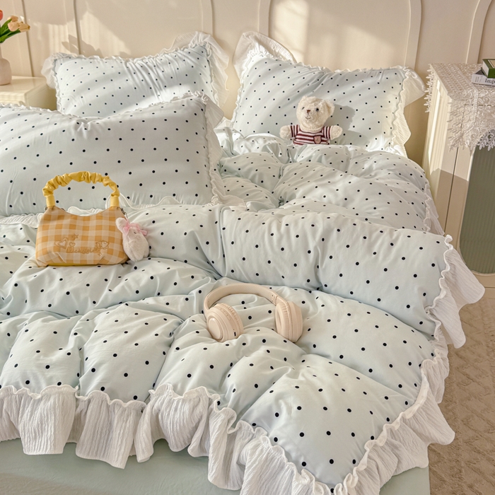 91家纺网 家纺一手货源 找家纺 橘子家 2026新款柔肤棉床单四件套 芋泥啵啵