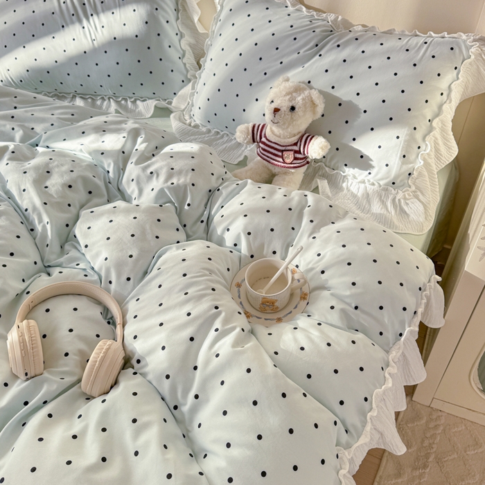 91家纺网 家纺一手货源 找家纺 橘子家 2026新款柔肤棉床单四件套 芋泥啵啵