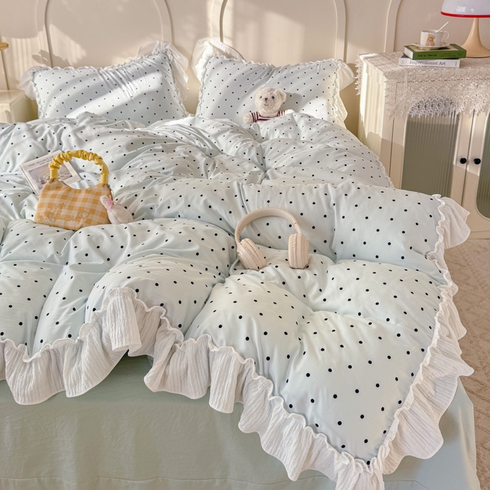 91家纺网 家纺一手货源 找家纺 橘子家 2026新款柔肤棉床单四件套 芋泥啵啵