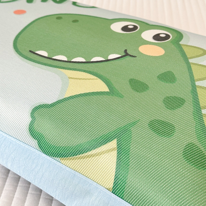 91家纺网 家纺一手货源 找家纺 嗨生活 2026新款大版加密冰丝枕套儿童枕套幼儿园枕套单品枕套枕套单件 萌萌恐龙