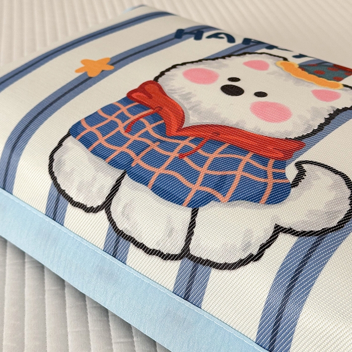 91家纺网 家纺一手货源 找家纺 嗨生活 2026新款大版加密冰丝枕套儿童枕套幼儿园枕套单品枕套枕套单件 雪地狗