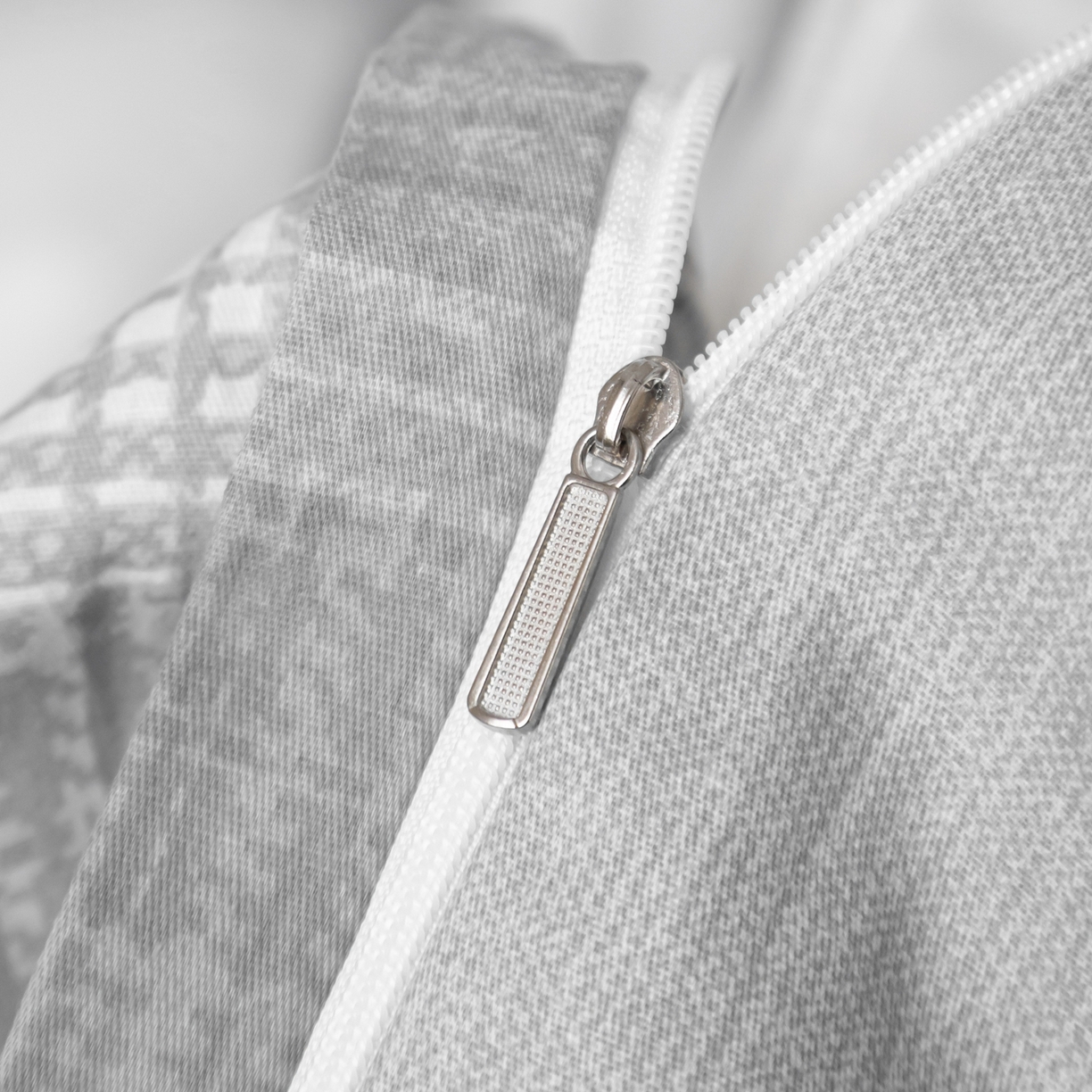 91家纺网 家纺一手货源 找家纺 梦纤绒 2026新款全棉纯棉印花四件套 星月方格