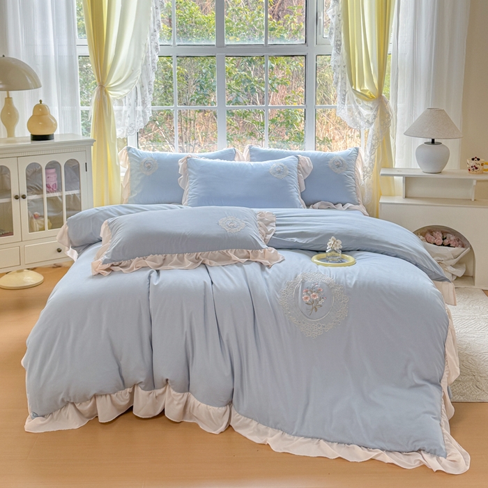 91家纺网 家纺一手货源 找家纺 （总）橘子家 2026新款蛋白棉四件套-维纳斯