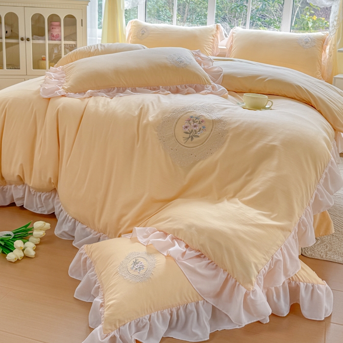 91家纺网 家纺一手货源 找家纺 （总）橘子家 2026新款蛋白棉四件套-维纳斯