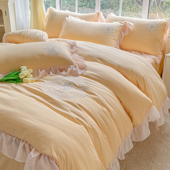 91家纺网 家纺一手货源 找家纺 （总）橘子家 2026新款蛋白棉四件套-维纳斯