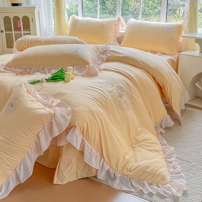 91家纺网 家纺一手货源 找家纺 （总）橘子家 2026新款蛋白棉四件套-维纳斯