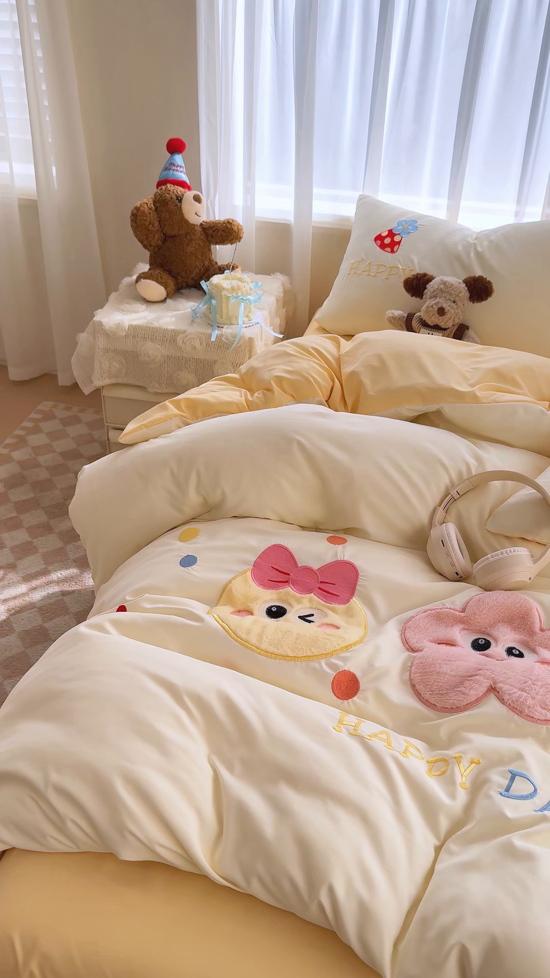 91家纺网 家纺一手货源 找家纺 （总）橘子家 2026新款卡通绣花四件套