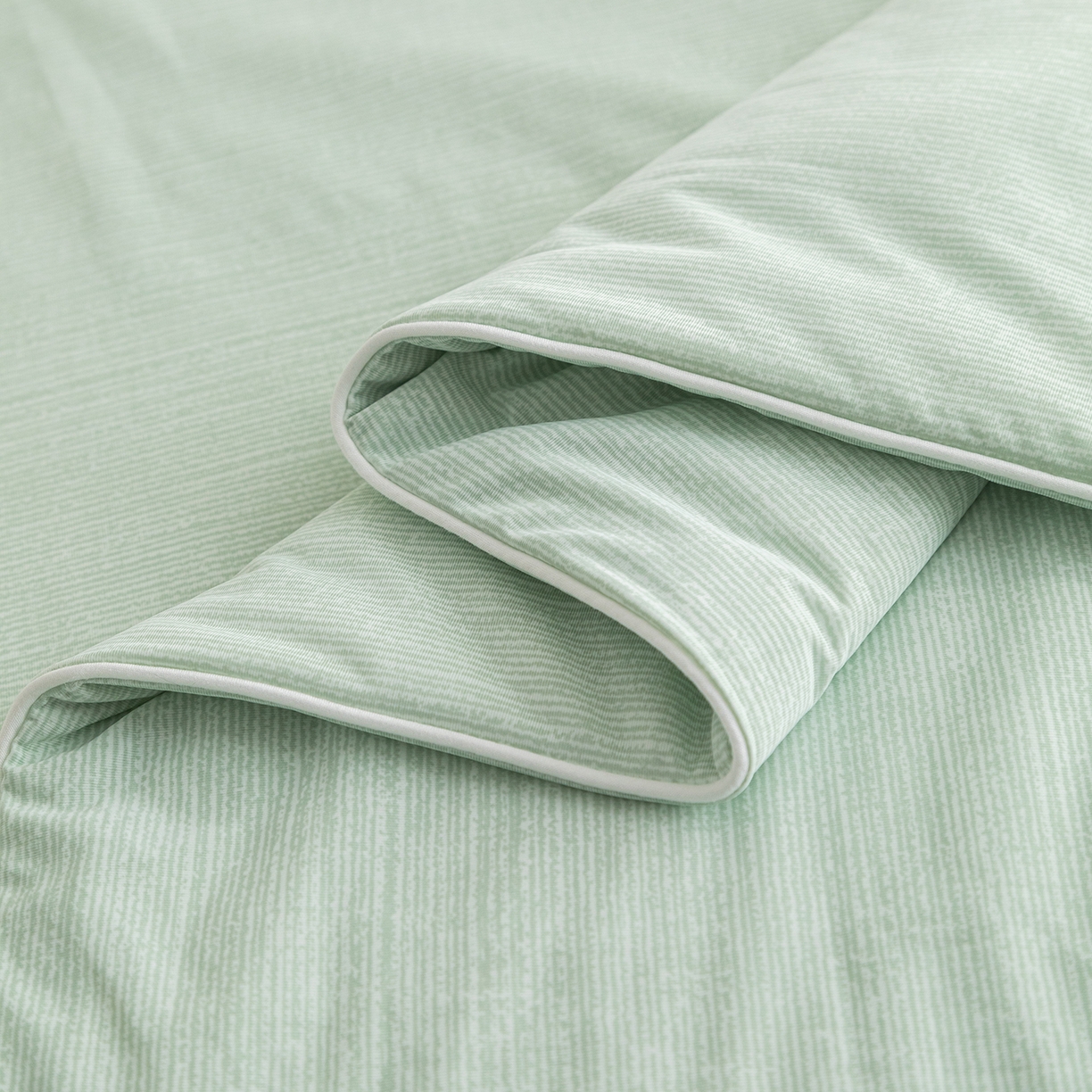 91家纺网 家纺一手货源 找家纺 亿莱鑫 2026春夏新款纯色高克重仿锦氨凉感夏被夏凉被空调被-扬帆起航 扬帆起航-绿