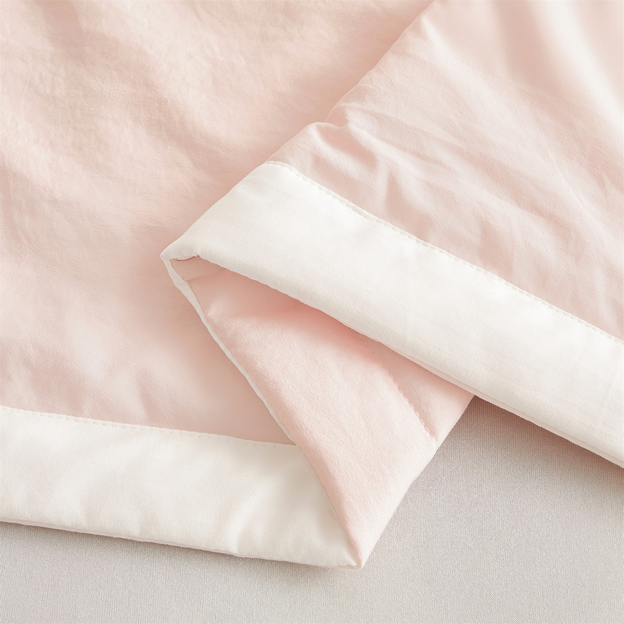 91家纺网 家纺一手货源 找家纺 招财星家纺 2026新款国标A类棉麻大豆纤维手包边夏凉被夏被空调被子被芯直播爆款【含质检报告买家秀】 洛汐-樱花粉