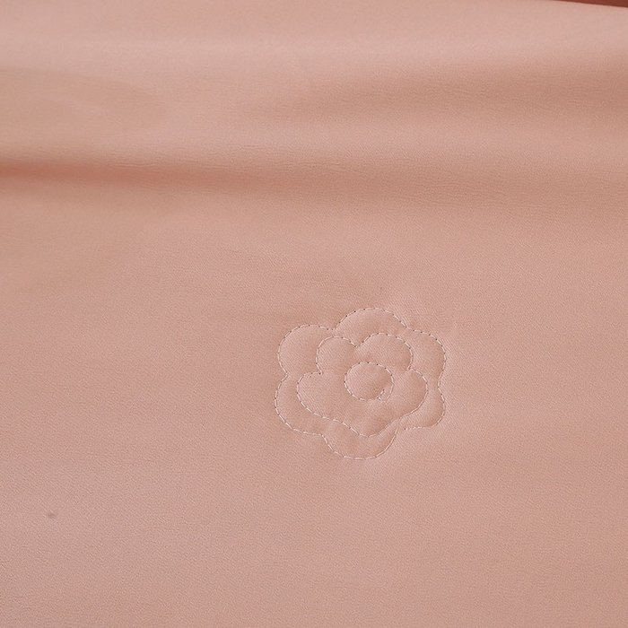 91家纺网 家纺一手货源 找家纺 薇玛仕 2026直播爆款水洗棉麻大豆夏凉被纯色手工包边空调被 棉麻-粉色