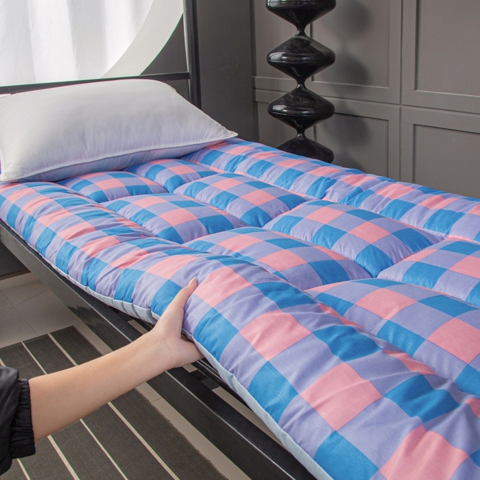 91家纺网 家纺一手货源 找家纺 友承家纺 A类木棉2026新款加厚床垫软垫褥子家用卧室租房专用学生宿舍单人垫被床褥垫榻榻米双人垫子 炫彩格