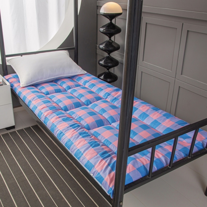 91家纺网 家纺一手货源 找家纺 友承家纺 A类木棉2026新款加厚床垫软垫褥子家用卧室租房专用学生宿舍单人垫被床褥垫榻榻米双人垫子 炫彩格