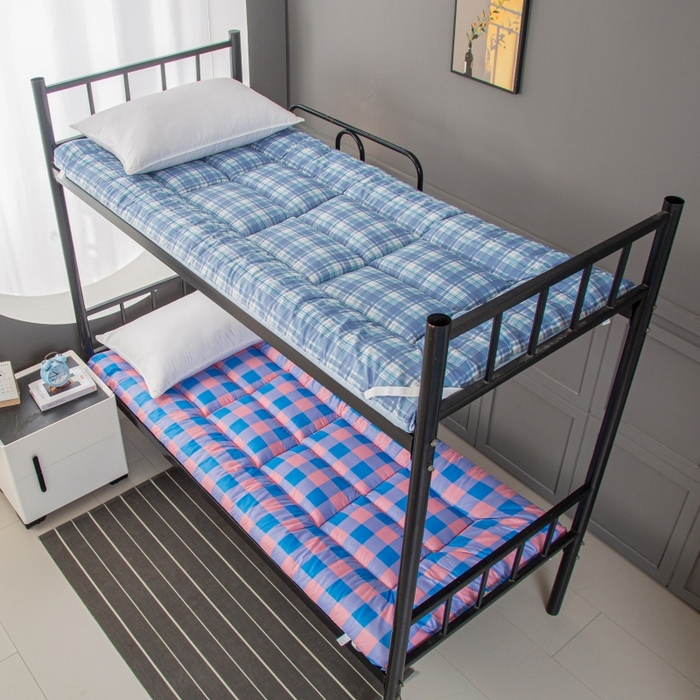 91家纺网 家纺一手货源 找家纺 友承家纺 A类木棉2026新款加厚床垫软垫褥子家用卧室租房专用学生宿舍单人垫被床褥垫榻榻米双人垫子 蓝小格