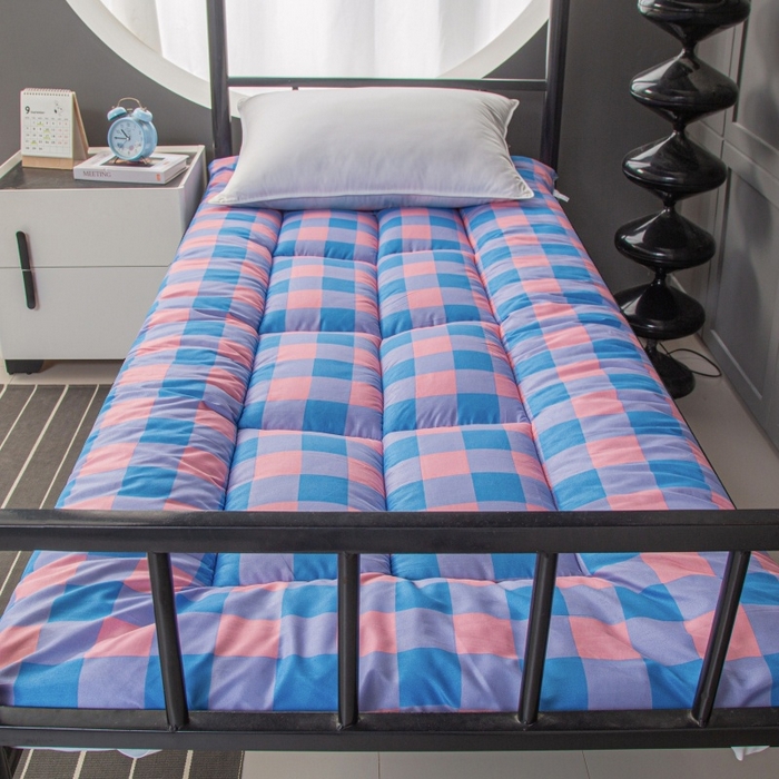 91家纺网 家纺一手货源 找家纺 友承家纺 A类木棉2026新款加厚床垫软垫褥子家用卧室租房专用学生宿舍单人垫被床褥垫榻榻米双人垫子 炫彩格