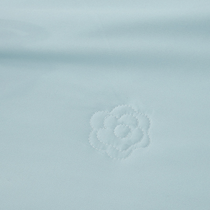 91家纺网 家纺一手货源 找家纺 薇玛仕 2026直播爆款水洗棉麻大豆夏凉被纯色手工包边空调被 棉麻-天蓝