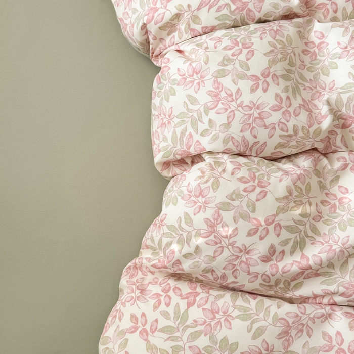 91家纺网 家纺一手货源 找家纺 爱多多家居 2026新款双层纱针织棉印花单被套 初夏