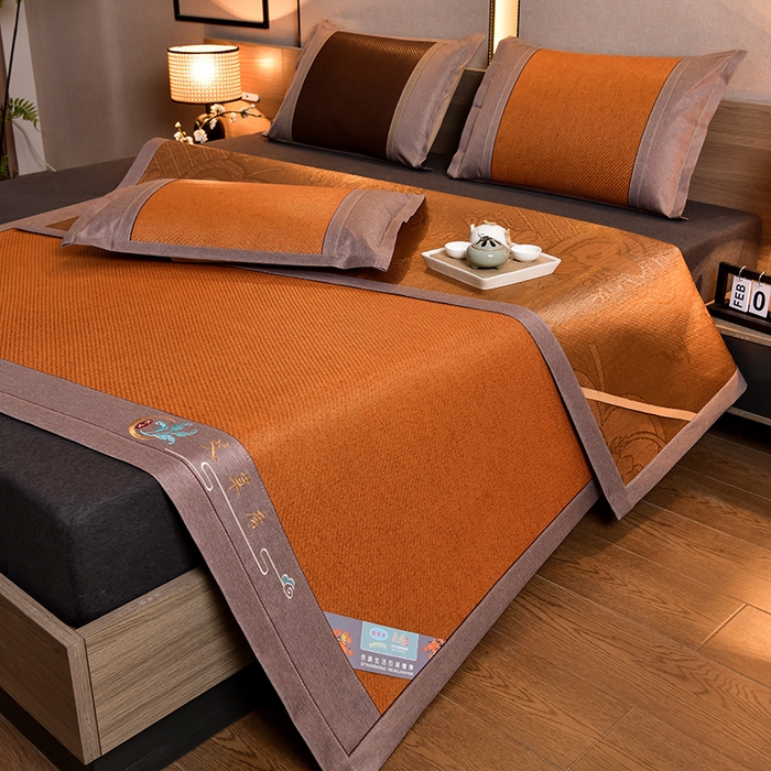 91家纺网 家纺一手货源 找家纺 （总）苏迪网销供货 2026新款凉席冰藤席冰丝席凉感空调席艾草藤席