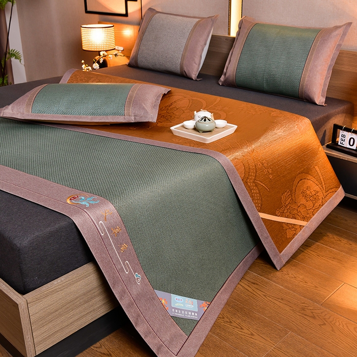 91家纺网 家纺一手货源 找家纺 （总）苏迪网销供货 2026新款凉席冰藤席冰丝席凉感空调席艾草藤席