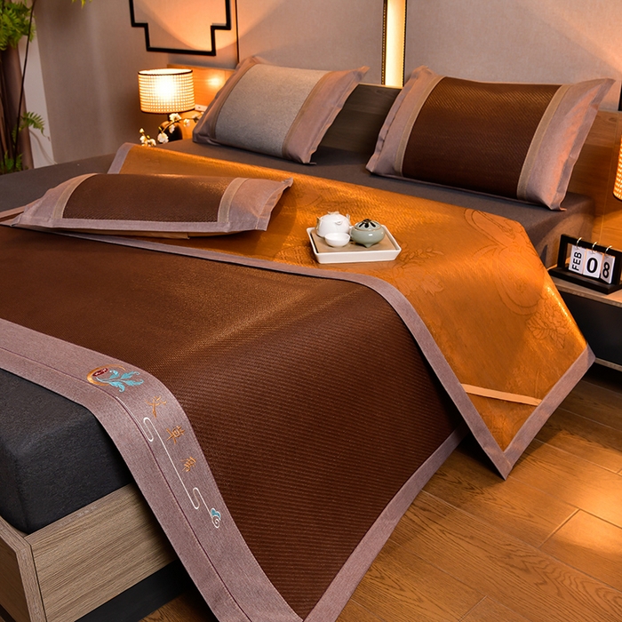 91家纺网 家纺一手货源 找家纺 （总）苏迪网销供货 2026新款凉席冰藤席冰丝席凉感空调席艾草藤席