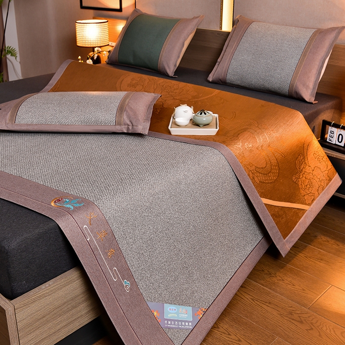 91家纺网 家纺一手货源 找家纺 （总）苏迪网销供货 2026新款凉席冰藤席冰丝席凉感空调席艾草藤席