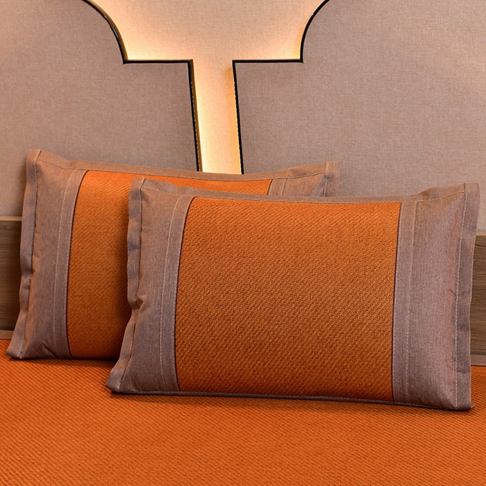 91家纺网 家纺一手货源 找家纺 苏迪网销供货 2026新款凉席冰藤席冰丝席凉感空调席艾草藤席 艾草古藤--红棕