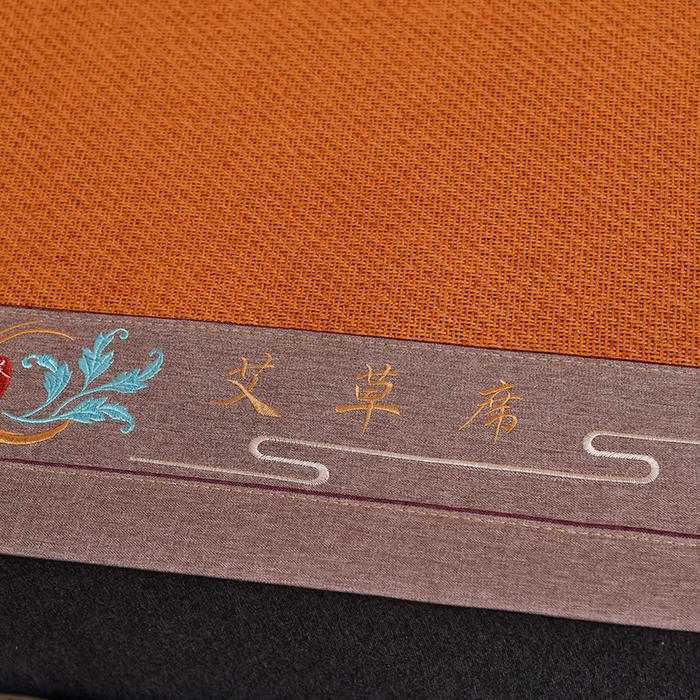 91家纺网 家纺一手货源 找家纺 苏迪网销供货 2026新款凉席冰藤席冰丝席凉感空调席艾草藤席 艾草古藤--红棕