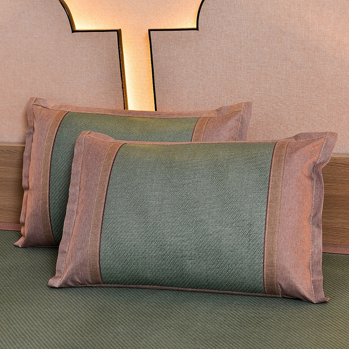 91家纺网 家纺一手货源 找家纺 苏迪网销供货 2026新款凉席冰藤席冰丝席凉感空调席艾草藤席 艾草古藤--墨绿