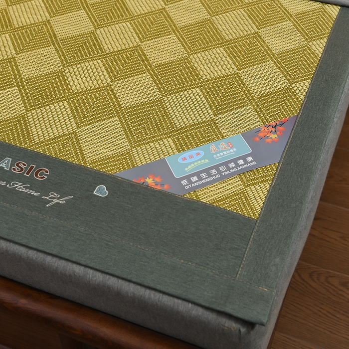 91家纺网 家纺一手货源 找家纺 苏迪网销供货 藤席-凉席 -2026新款凉席冰藤席冰丝席凉感空调席艾草藤席-古藤 古藤凉席--翡翠