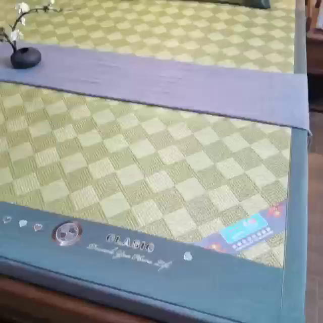 91家纺网 家纺一手货源 找家纺 苏迪网销供货 藤席-凉席 -2026新款凉席冰藤席冰丝席凉感空调席艾草藤席-古藤 古藤凉席--翡翠