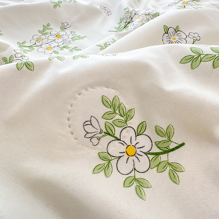 91家纺网 家纺一手货源 找家纺 友承家纺 2026年新款超声波压花双人卡通夏凉被亲肤磨毛空调被学生宿舍单人被床上用品礼品被 繁花似景