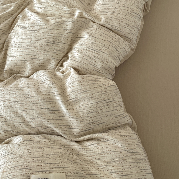 91家纺网 家纺一手货源 找家纺 禾时 2026新款棉麻印花工艺款四件套 汉尼