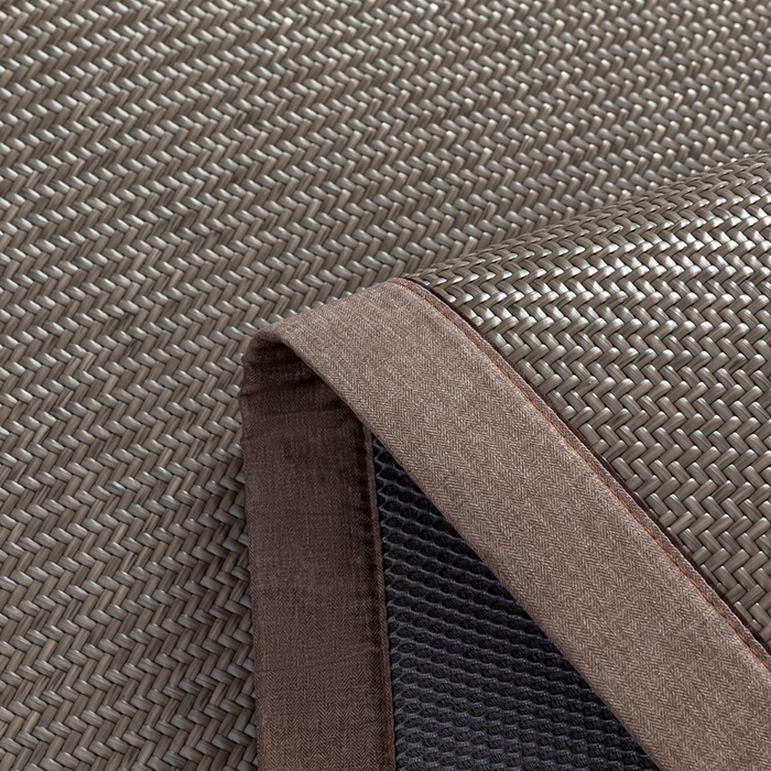 91家纺网 家纺一手货源 找家纺 苏迪网销供货 2026年新款高端PE藤席冰丝三明治凉席霸王藤席 高端PE藤-灰