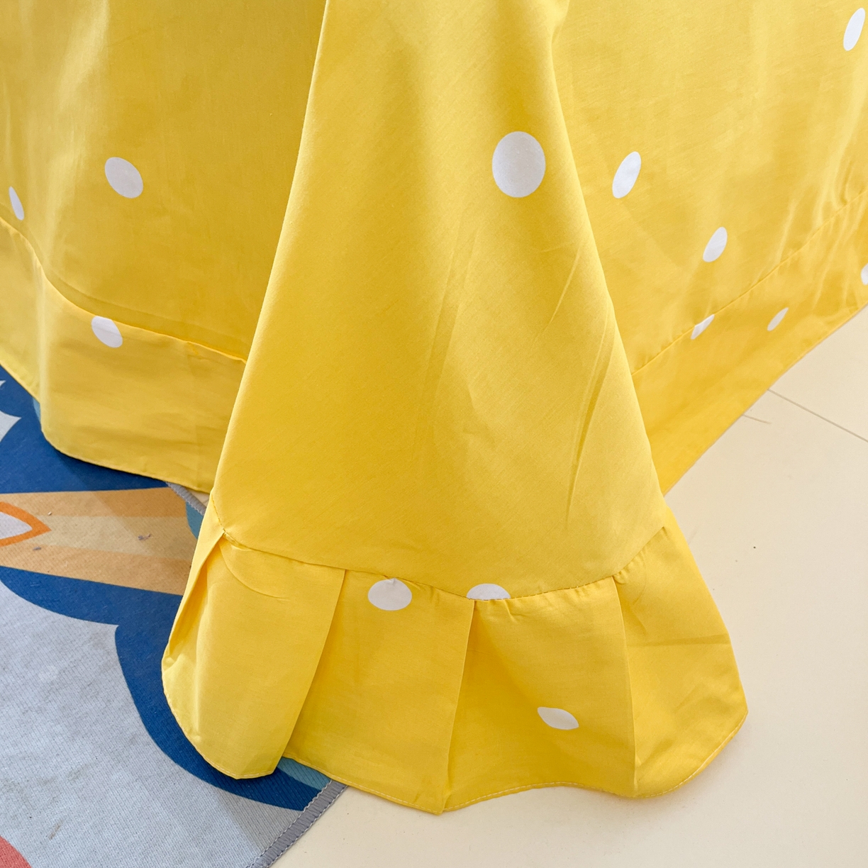 91家纺网 家纺一手货源 找家纺 孩子王 2025新款亲肤活性大版纯棉专版太空人卡通学生儿童宿舍四件套系列 挖掘机